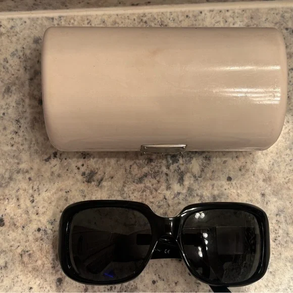 Black Jimmy Choo Sunglasses w/ Silver Gems Amazon.com: JIMMY CHOO RUA/G/S Black Silver/Dark Grey Shaded  main image 2